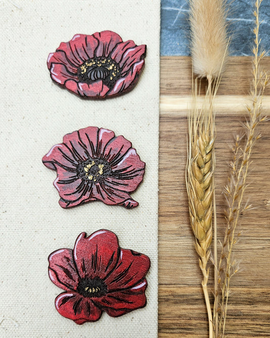 Poppy Brooch Pin