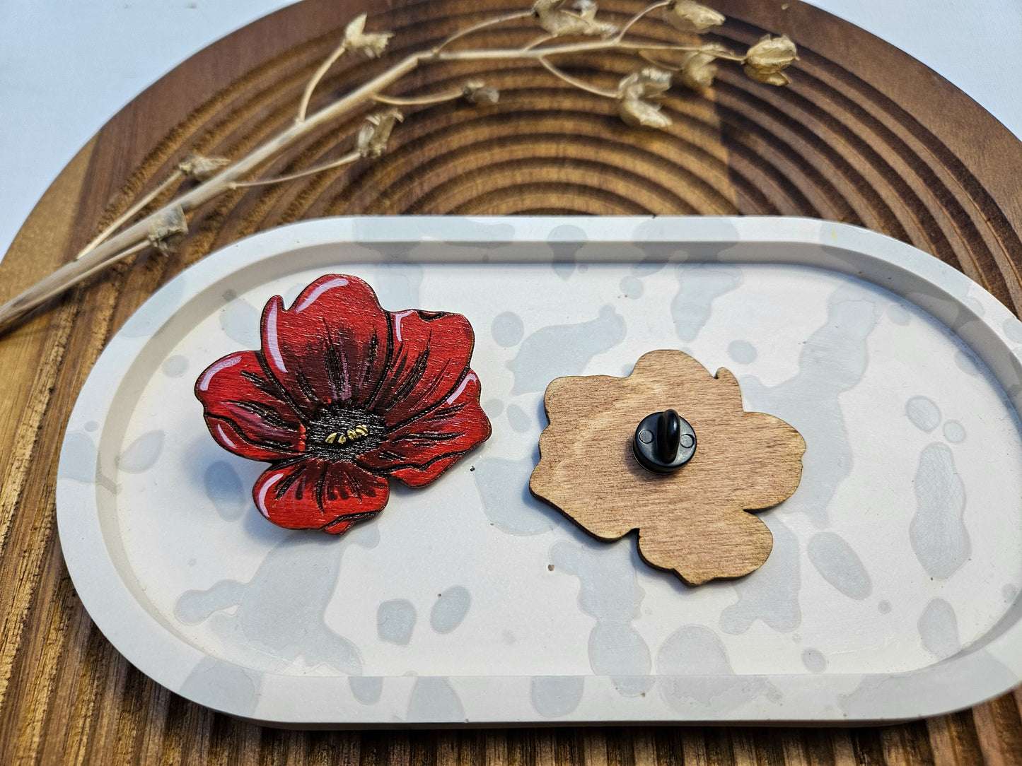 Poppy Brooch Pin