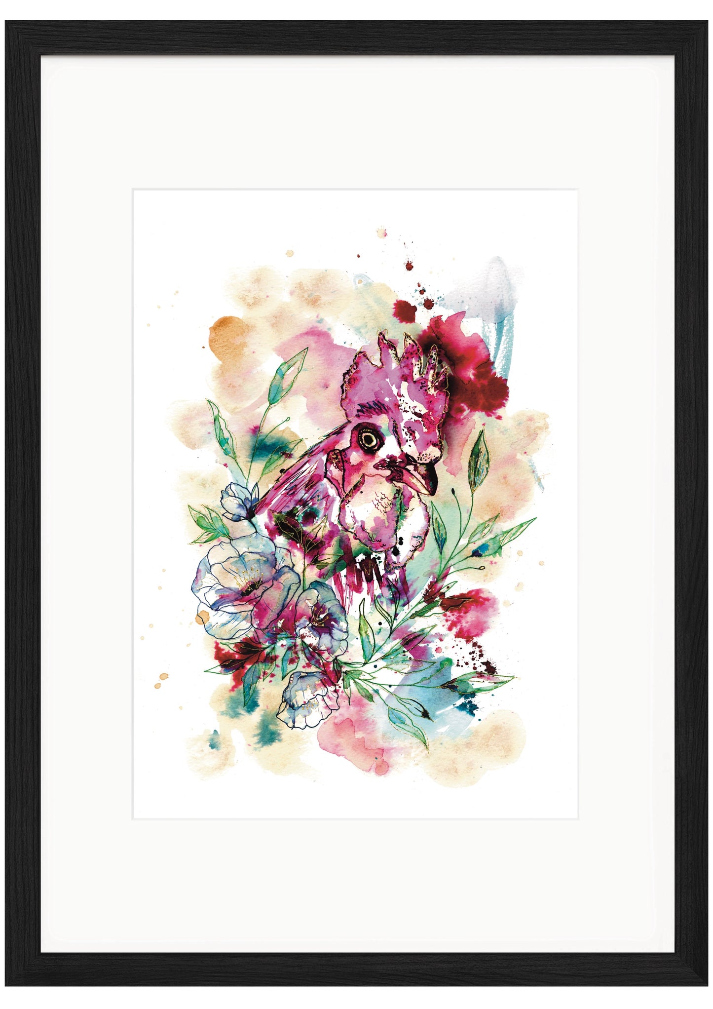 Hetty II (Rural Garden Series) Hand Finished Giclée Print