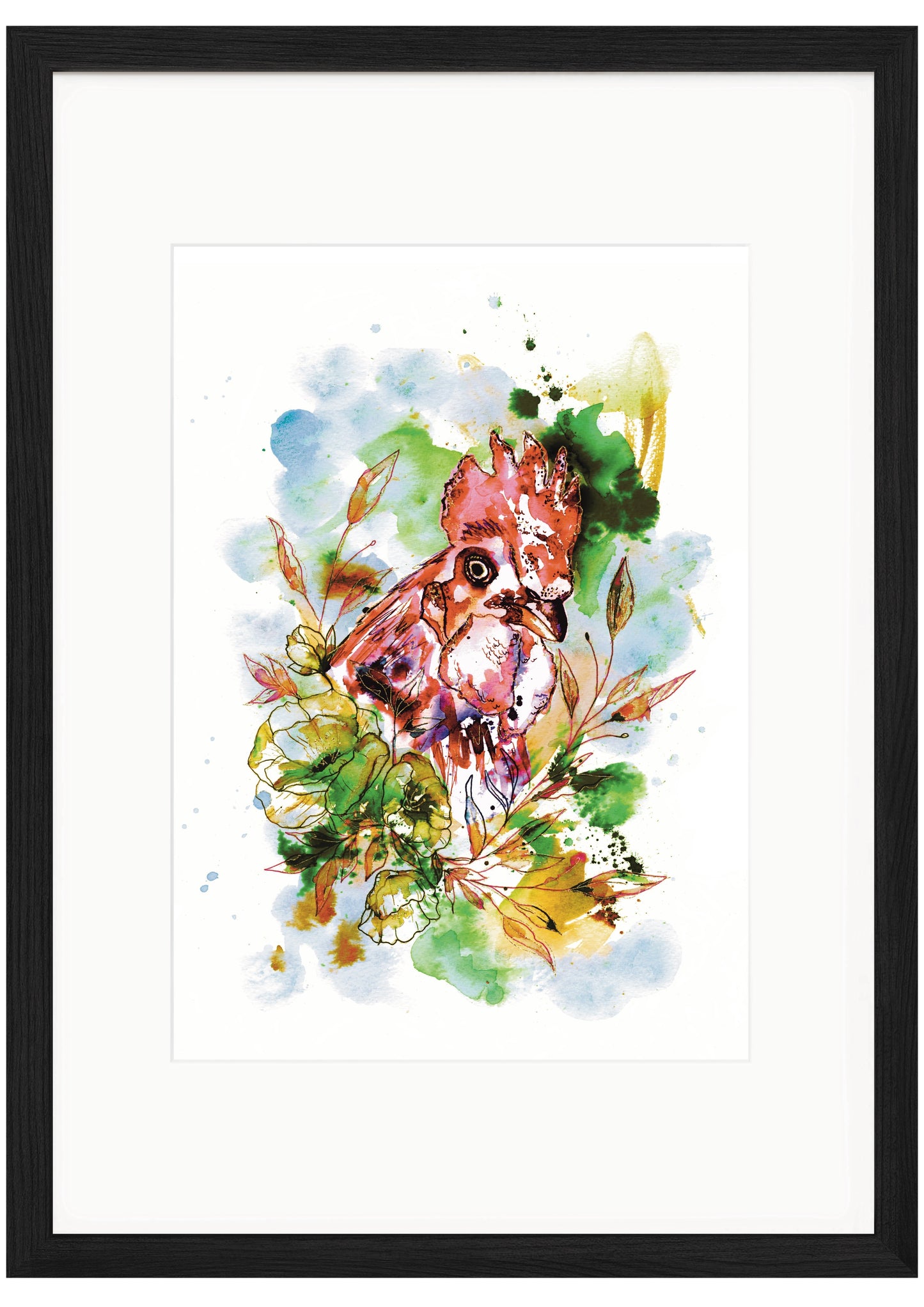 Hetty III (Rural Garden Series) Hand Finished Giclée Print