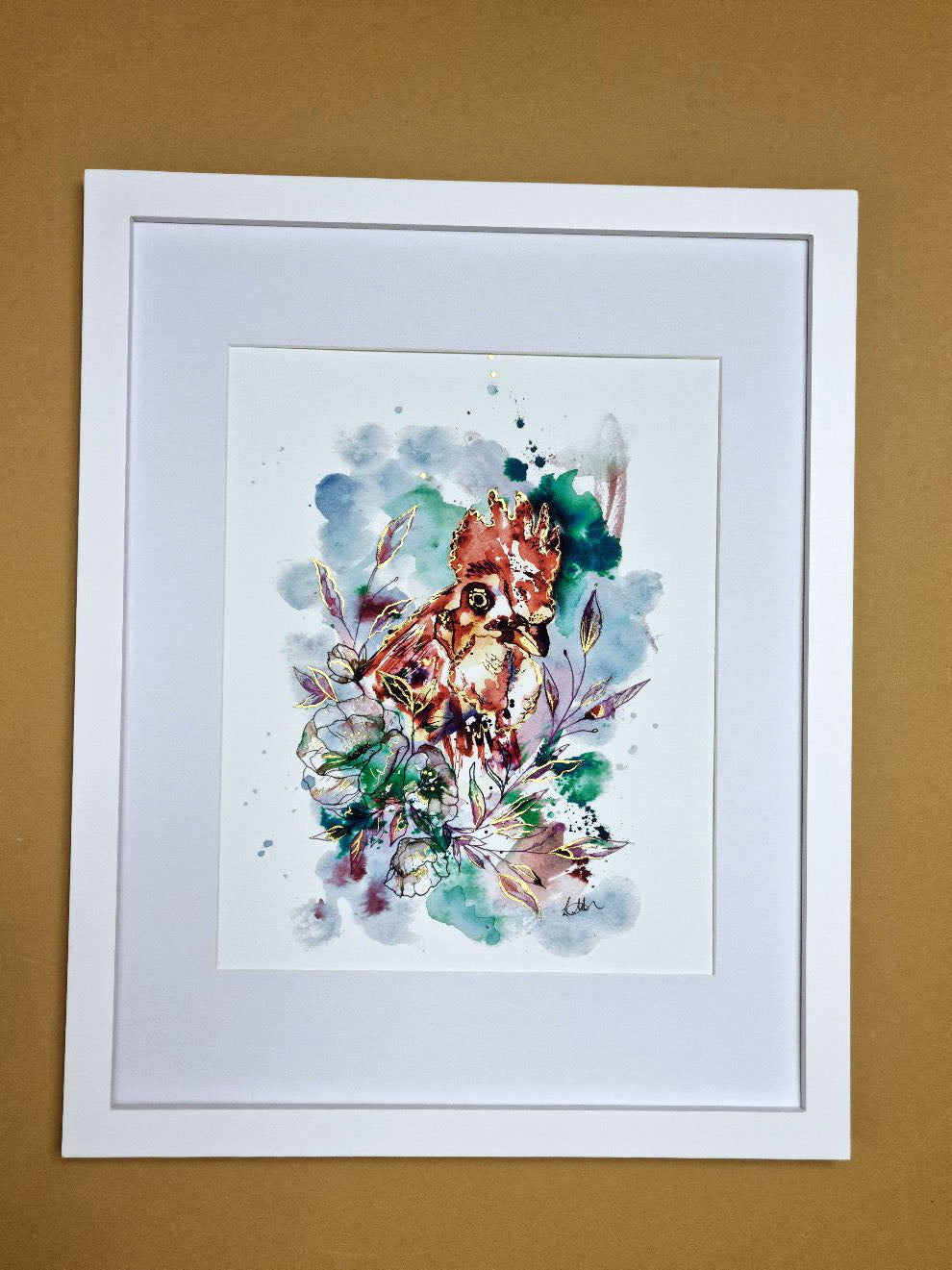 Hetty I (Rural Garden Series) Hand Finished Giclée Print