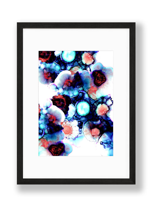 Inky Pools Aurora I Art Print