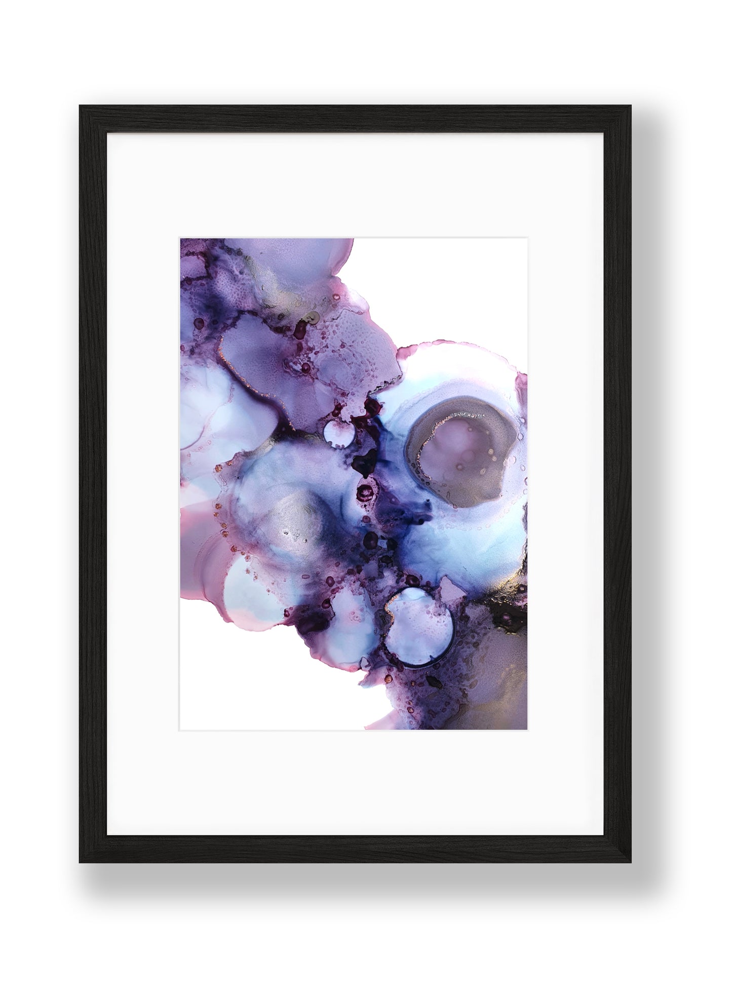 Inky Pools Aslant IV Art Print