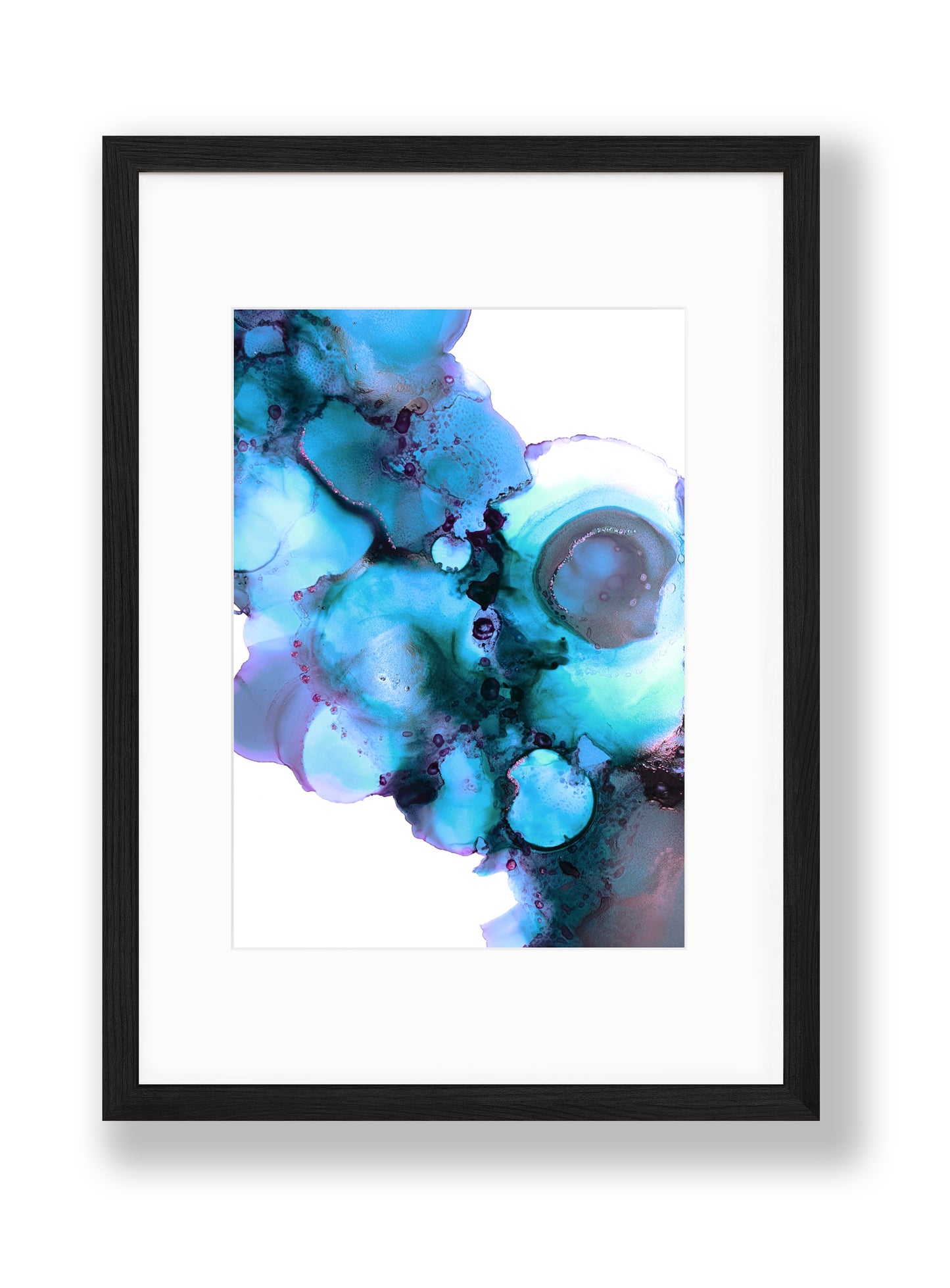 Inky Pools Aslant V Art Print – Yellow Nell Studios