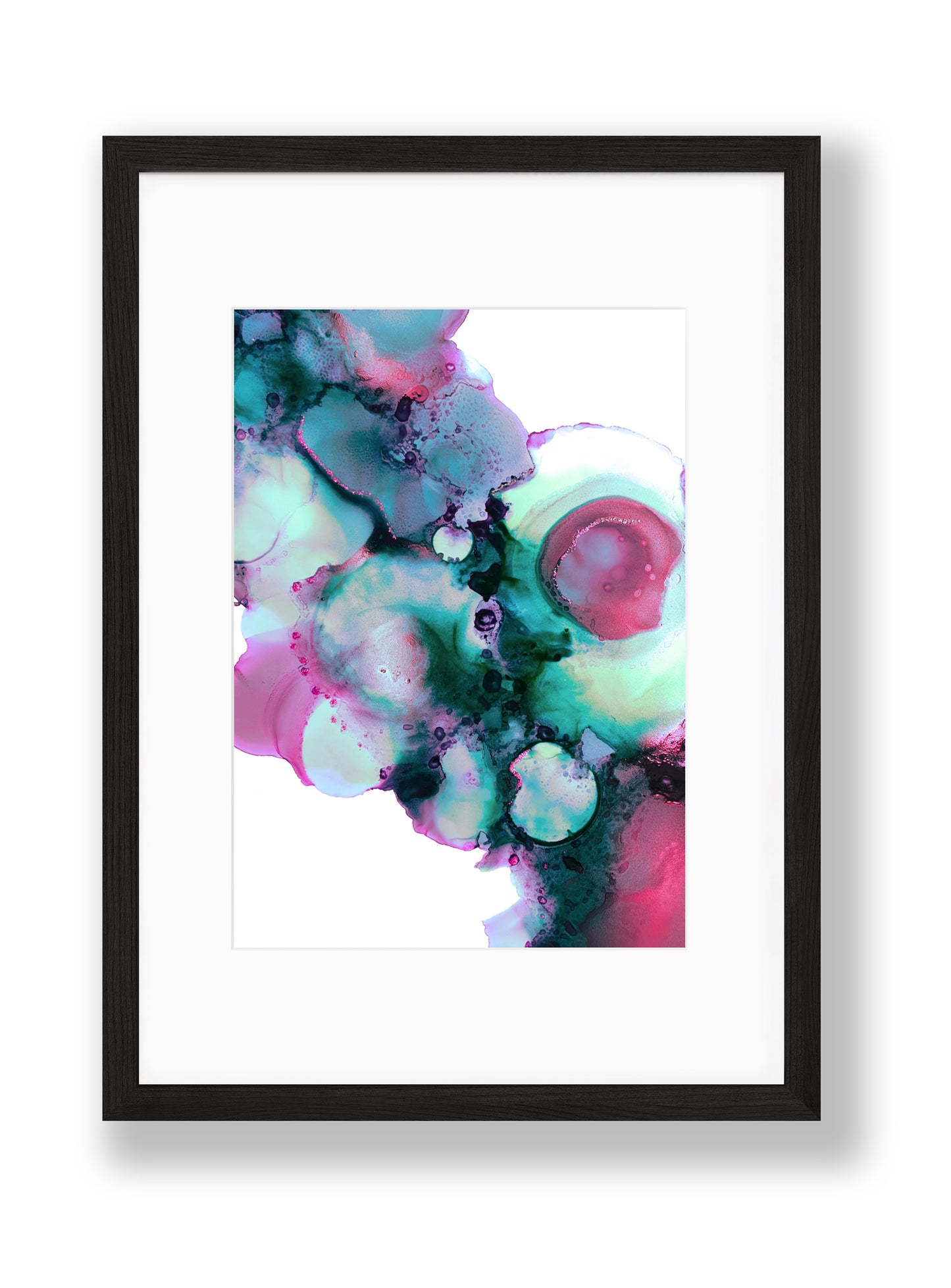 Inky Pools Aslant II Art Print